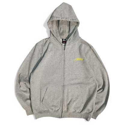 Stussy Felpa con Zip e Cappuccio USA Vintage Hoodie Uomo (L)