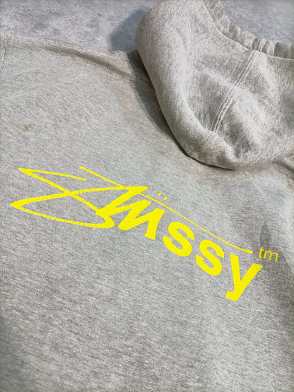 Stussy Felpa con Zip e Cappuccio USA Vintage Hoodie Uomo (L)