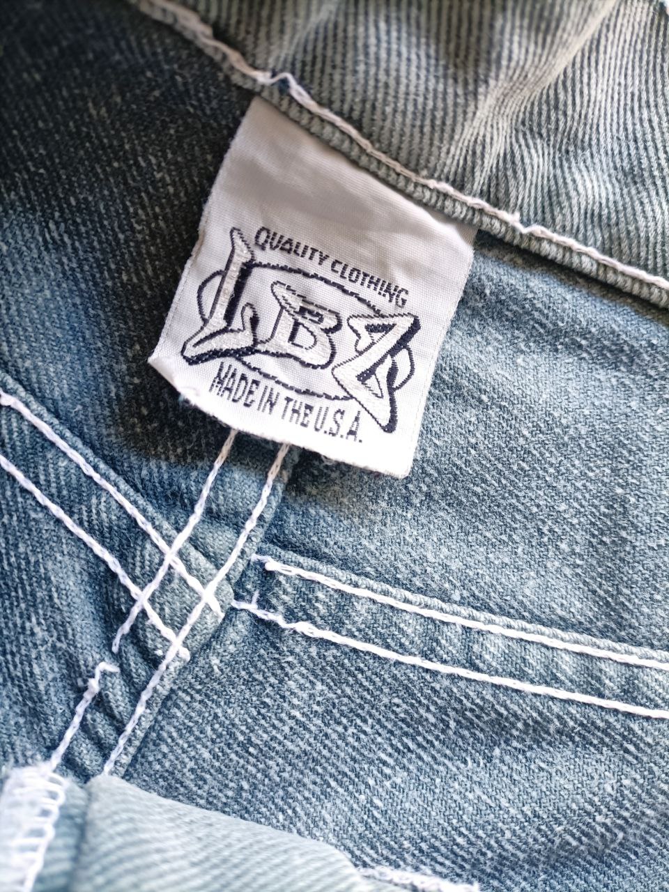 LBZ Jorts Logo Cucito Vintage USA Rare Shorts Uomo (46/48 IT)