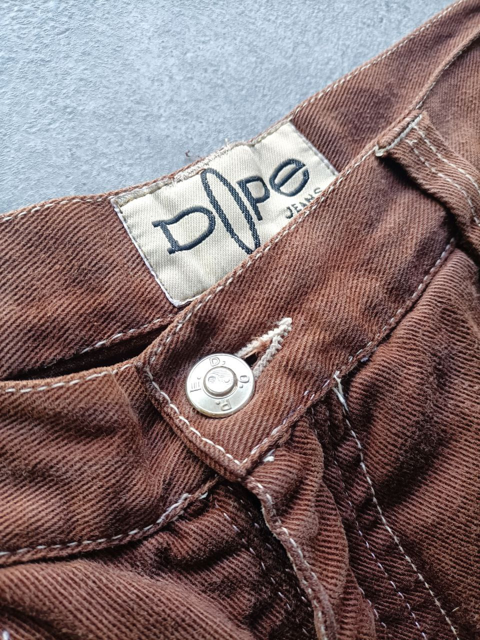 Dope Jorts Vintage anni '90 Logo Cucito USA Uomo (48 IT)