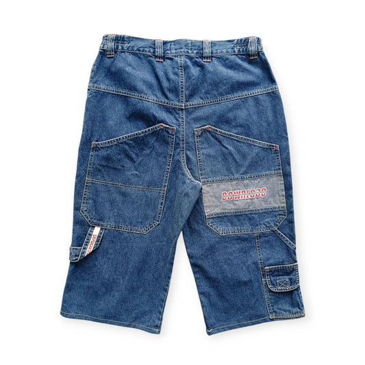 Here & There Jorts Vintage Logo Cucito USA Uomo (44/46 IT)