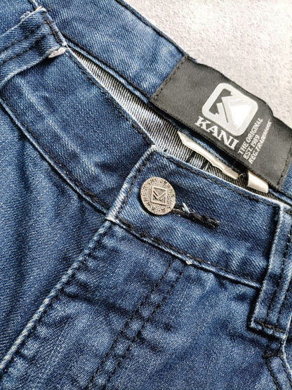 Karl Kani Shorts YK2 Big Logo Skater Vintage USA Denim Uomo (46 IT)