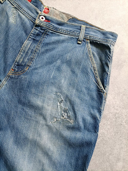 Tommy Hilfiger Jorts Vintage Anni '90 Vintage USA Denim Uomo (50 IT)