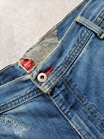 Tommy Hilfiger Jorts Vintage Anni '90 Vintage USA Denim Uomo (50 IT)