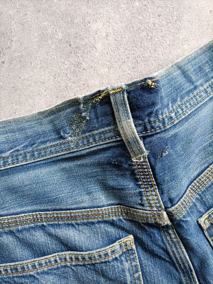Tommy Hilfiger Jorts Vintage Anni '90 Vintage USA Denim Uomo (50 IT)