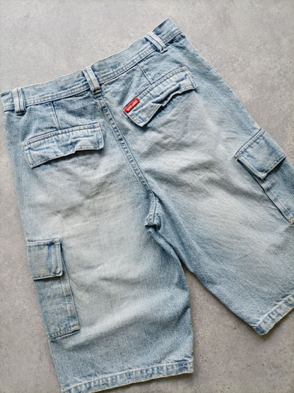 Ecko UNTLD Shorts Cargo Anni '90 Vintage USA Uomo (46 IT)