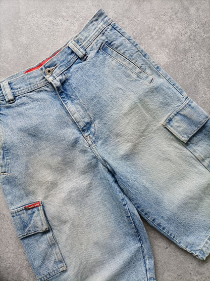 Ecko UNTLD Shorts Cargo Anni '90 Vintage USA Uomo (46 IT)