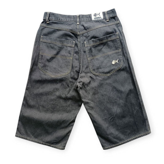 Fish Bone Jorts Anni '90 Vintage USA Denim Uomo (M)