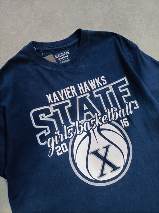 T-shirt Stampata USA Girls Basketball 2016 Donna (M)