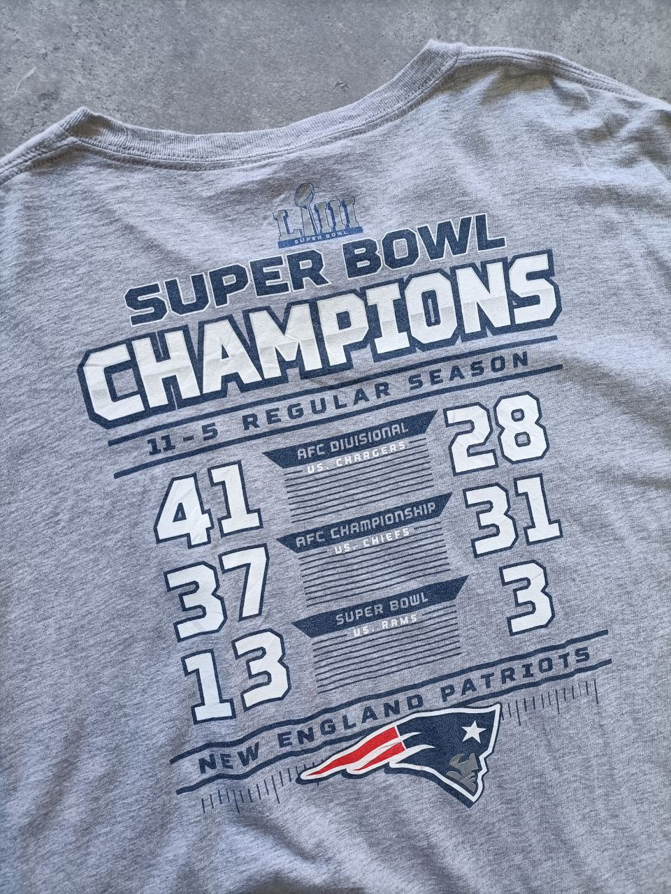 Fanatics T-shirt Champions Super Bowl USA Uomo (2XL)