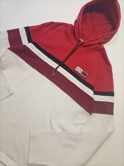 Sergio Tacchini Felpa con Cappuccio Hoodie Vintage Uomo (M)