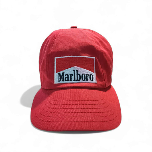 Marlboro Cappello Vintage Big Logo Cucito Uomo/Donna ( Regolabile )