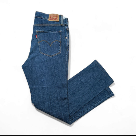 Levi's 724 Jeans Denim Rise Straight Donna (42/44 IT)