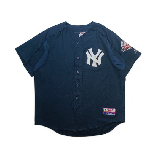 Majestic Casacca NY Yankees 100th Anniversary 2003 Vintage Jersey Uomo ( XL )