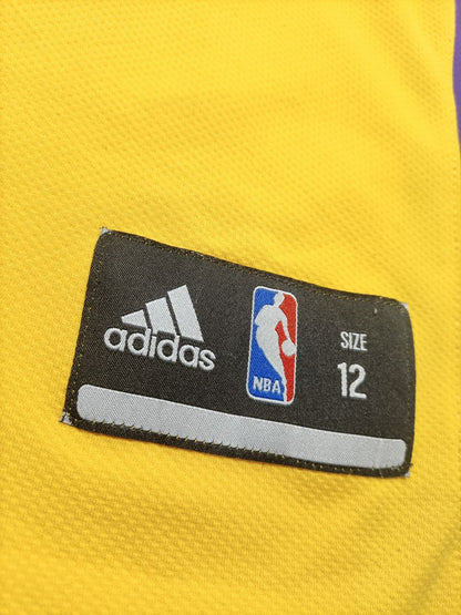 Adidas Canotta Lakers NBA 44 WEST Vintage USA Uomo / Donna (12 anni - S)