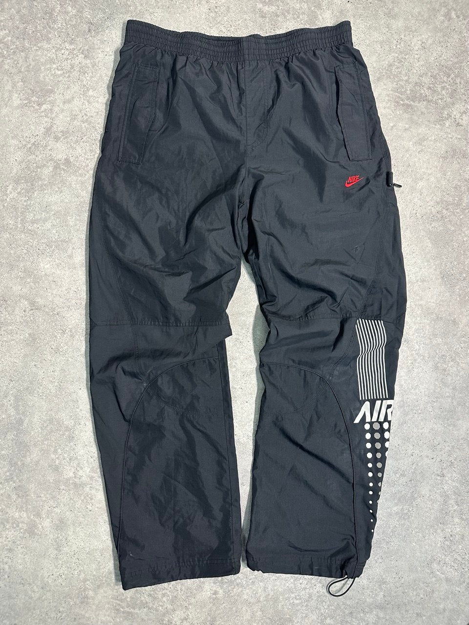 Nike Air Track-Pant Logo Cucito e Stampato USA Uomo (L)