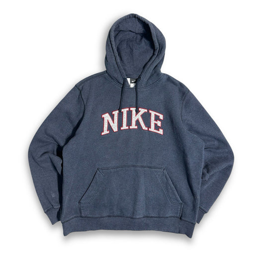 Nike Felpa Big Logo con Cappuccio Vintage Hoodie Uomo (L)