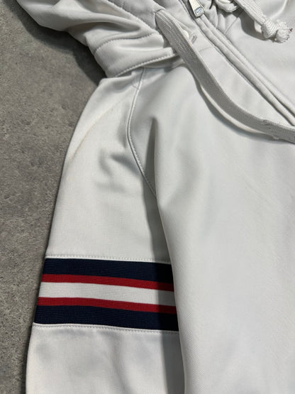 Nike Felpa con Cappuccio e Zip Vintage Logo Cucito Uomo/Donna (M)