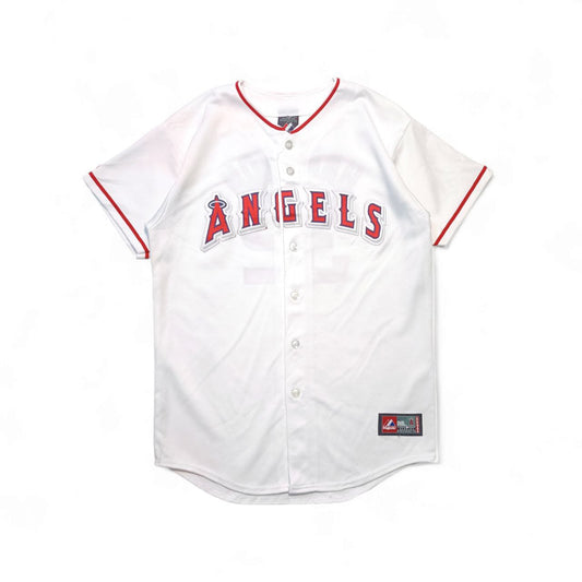 Majestic Casacca Angels Jersey USA Uomo / Donna ( XL - M )