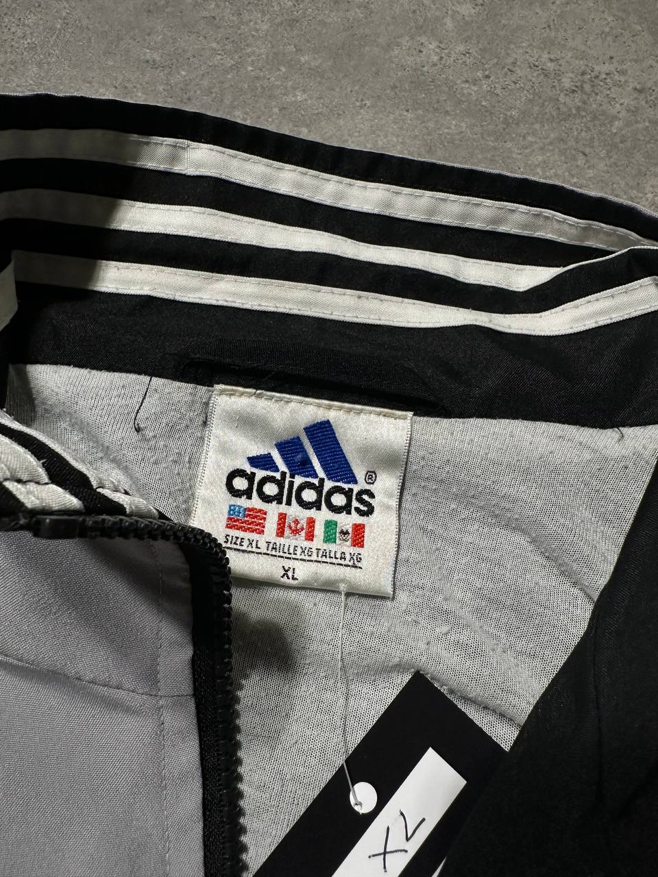Adidas Track-Top Vintage Logo Cucito Uomo (XL)