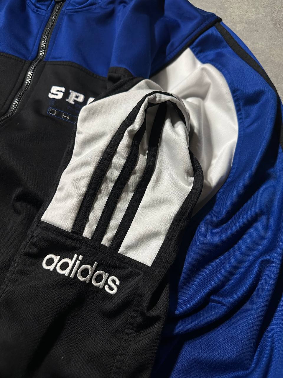 Adidas Track-Top Vintage anni 90 USA Big Logo Uomo (L)