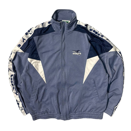 Diadora Track-Top Vintage Logo Cucito Uomo/Donna (M/L)