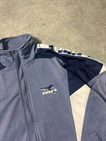 Diadora Track-Top Vintage Logo Cucito Uomo/Donna (M/L)