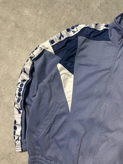 Diadora Track-Top Vintage Logo Cucito Uomo/Donna (M/L)