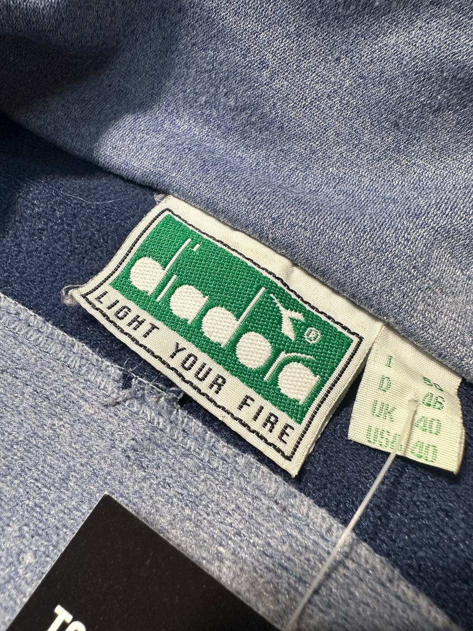 Diadora Track-Top Vintage Logo Cucito Uomo/Donna (M/L)