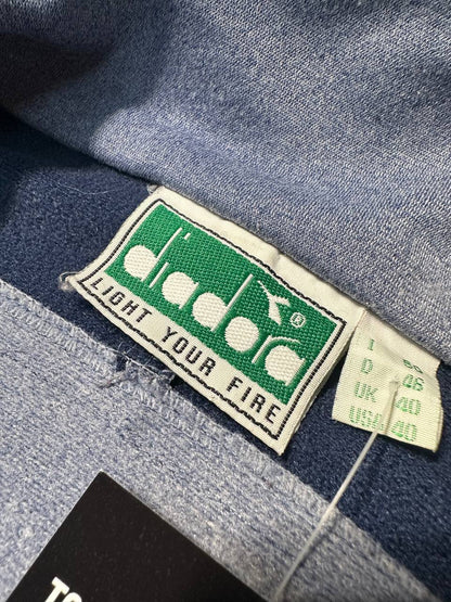 Diadora Track-Top Vintage Logo Cucito Uomo/Donna (M/L)