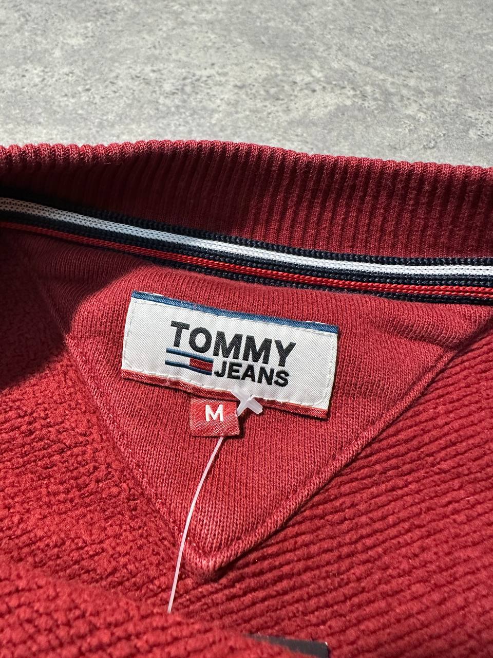 Tommy Jeans Felpa Crop Varsity Crew Big Logo Cucito Donna (M)