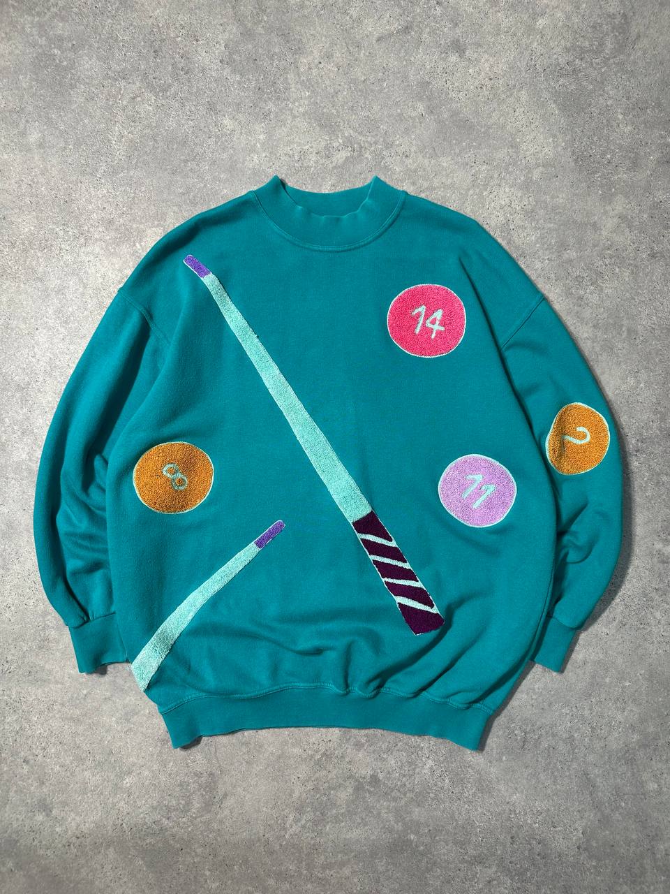 Renato Balestra Felpa Girocollo Vintage Anni 80 Uomo/Donna (L)