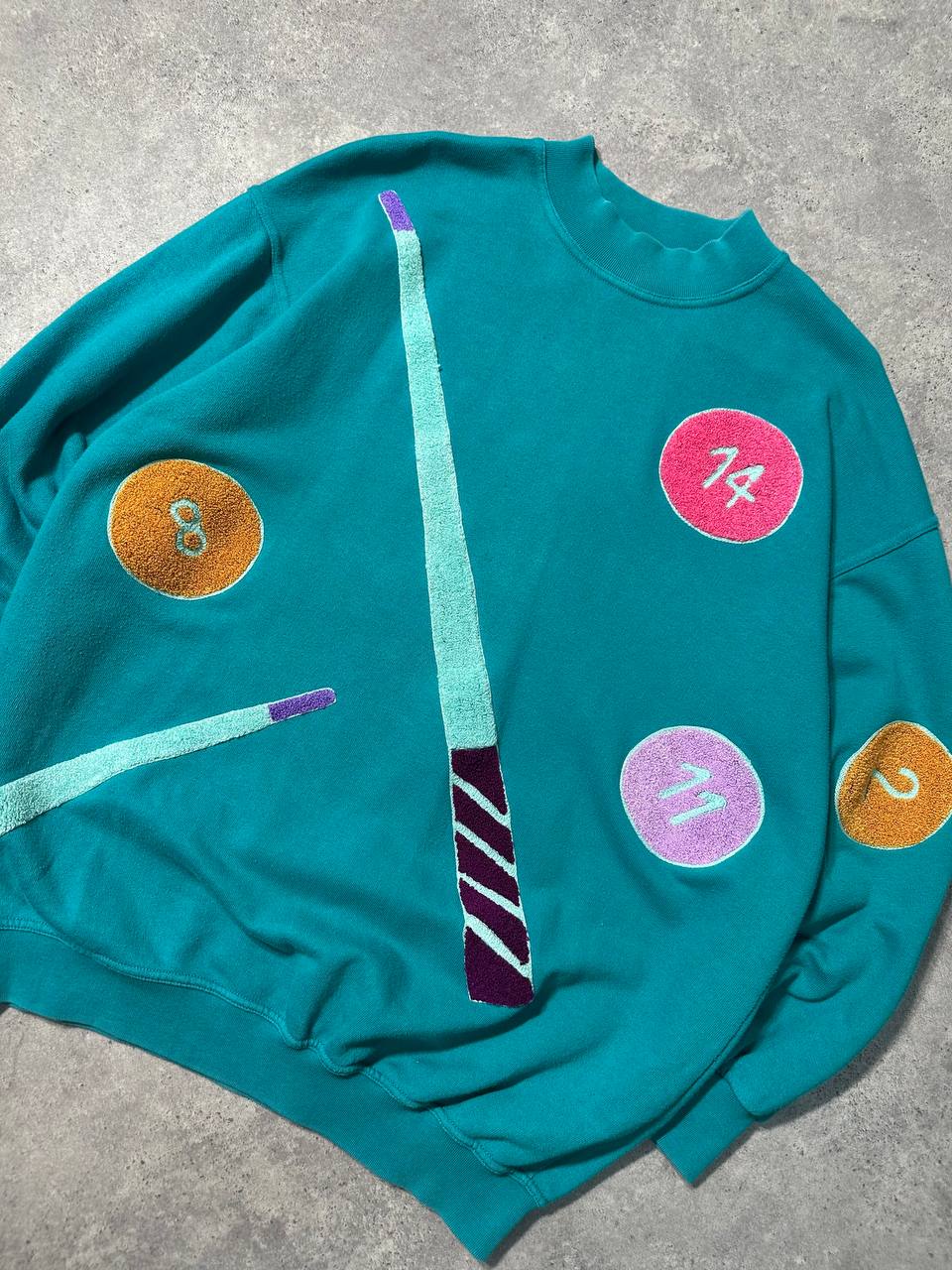 Renato Balestra Felpa Girocollo Vintage Anni 80 Uomo/Donna (L)