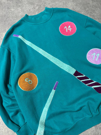 Renato Balestra Felpa Girocollo Vintage Anni 80 Uomo/Donna (L)