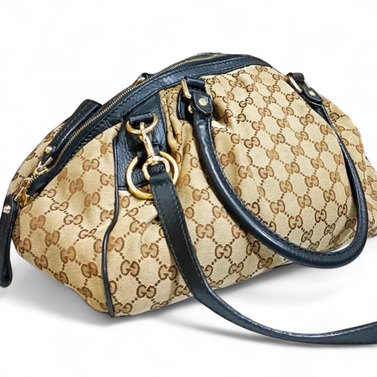 Gucci Sukey in Tela Borsa Vintage Donna (Regolabile)