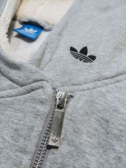 Adidas Felpa Zip e Cappuccio Imbottita Vintage Hoodie Donna (S/M)