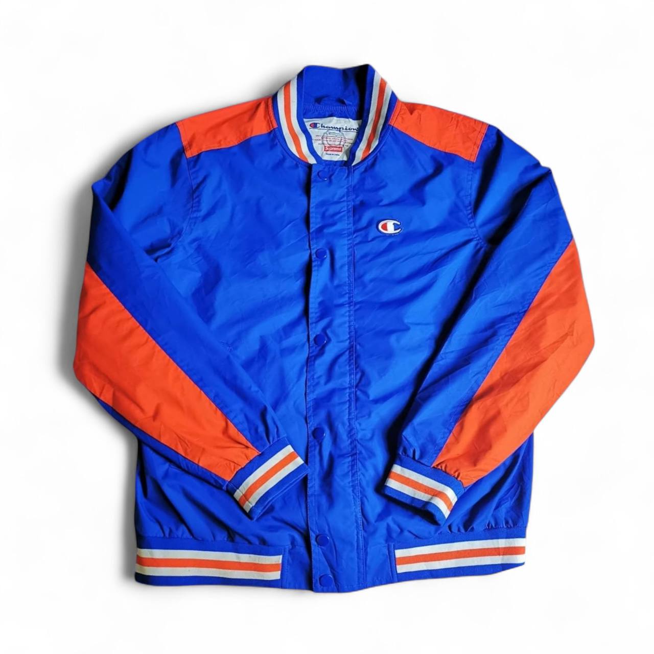 Champion per Supreme Warm Up Jacket Giacca Vintage Collaborazione USA Uomo/Donna (M)