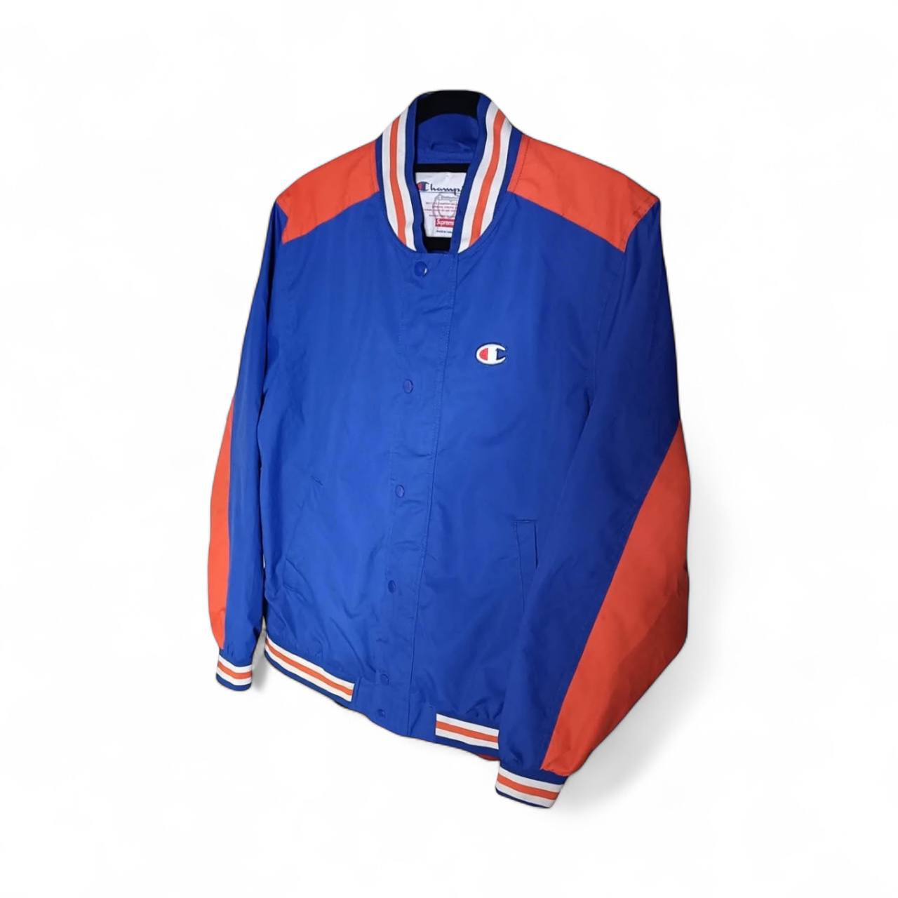 Champion per Supreme Warm Up Jacket Giacca Vintage Collaborazione USA Uomo/Donna (M)
