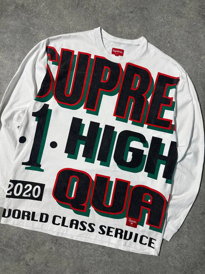 Supreme Longsleeve Big Logo USA Uomo/Donna (M)