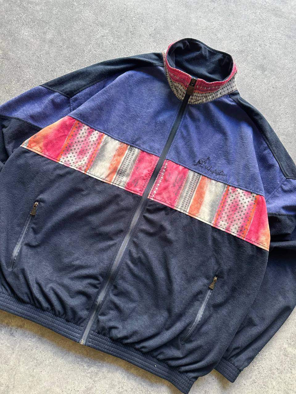 Australian Track-Top Vintage Logo Cucito Uomo (XL)