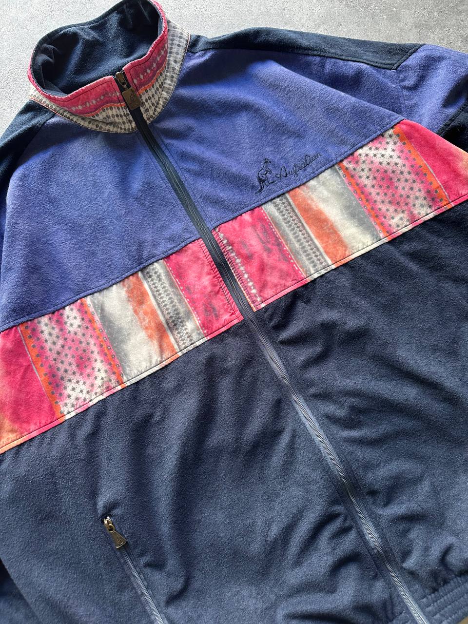 Australian Track-Top Vintage Logo Cucito Uomo (XL)