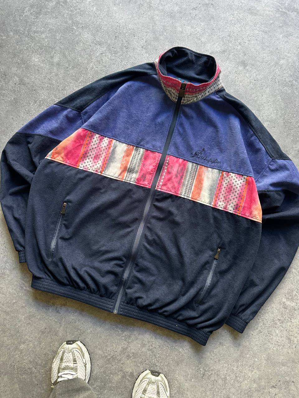 Australian Track-Top Vintage Logo Cucito Uomo (XL)