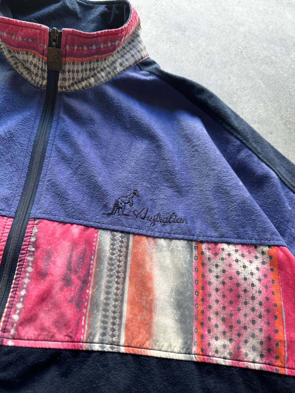 Australian Track-Top Vintage Logo Cucito Uomo (XL)