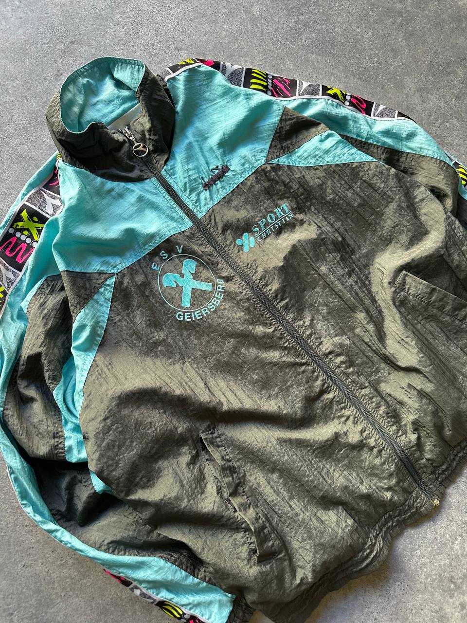 Diadora Track-Top Vintage Logo Cucito Uomo/Donna (L)