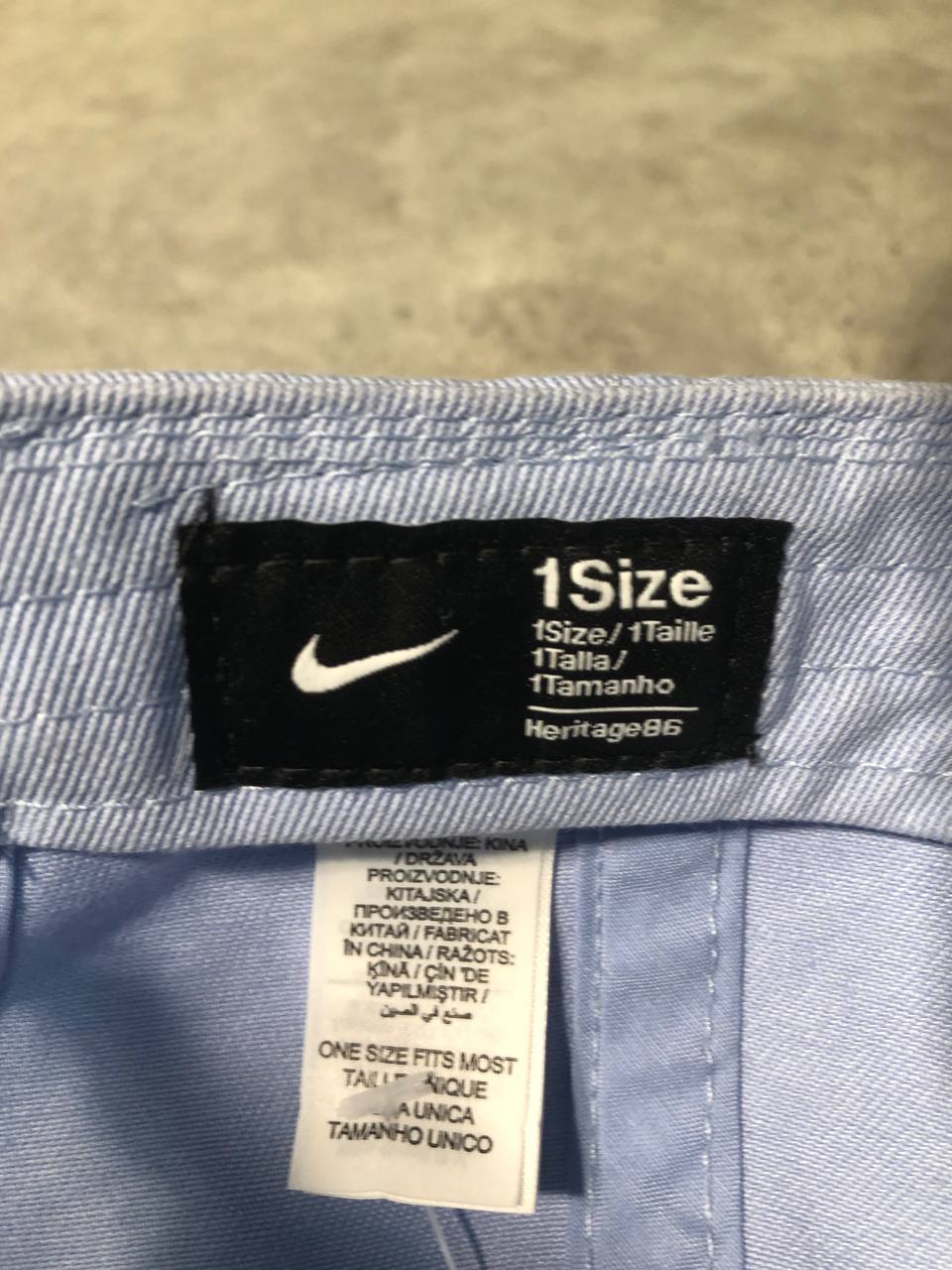 Nike Cappello Hat Logo Cucito Uomo/Donna (Regolabile)