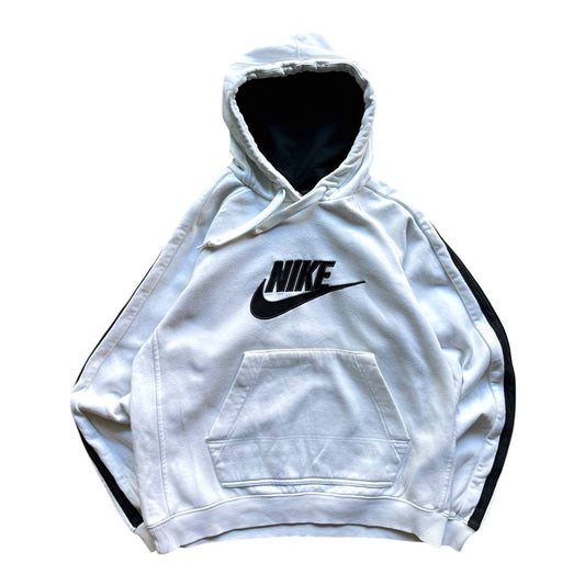 Nike Felpa con Cappuccio Big Logo Cucito Vintage Hoodie Uomo/Donna (M)