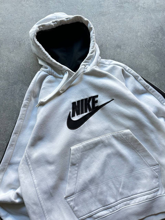 Nike Felpa con Cappuccio Big Logo Cucito Vintage Hoodie Uomo/Donna (M)