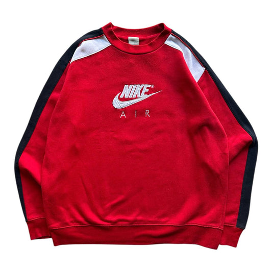 Nike Felpa Girocollo Logo Cucito Vintage Hoodie Uomo/Donna (L)