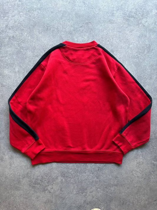 Nike Felpa Girocollo Logo Cucito Vintage Hoodie Uomo/Donna (L)