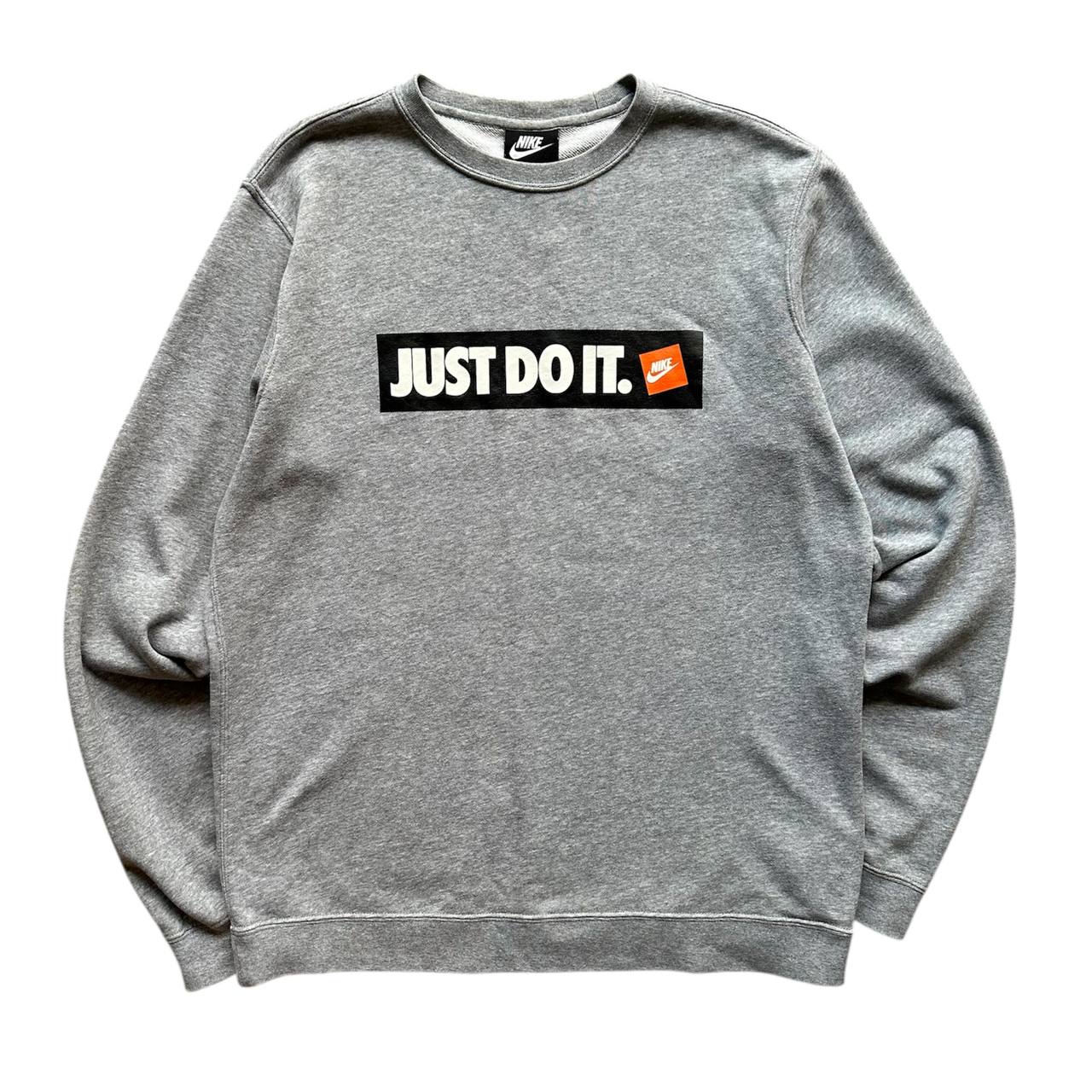 Nike Just Do It Felpa Girocollo Sweatshirt Big Logo Uomo (M)